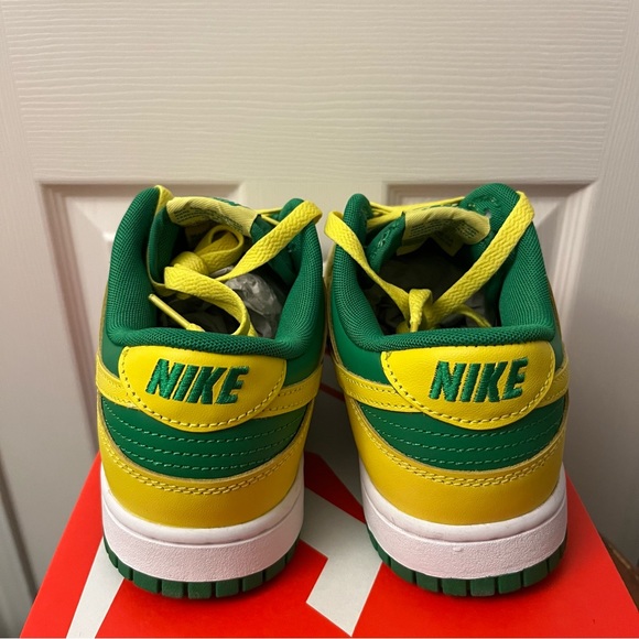 Nike Dunk Low Retro Reverse Brazil Men’s Shoes Size 8.5 DV0833-300 - Picture 4 of 9